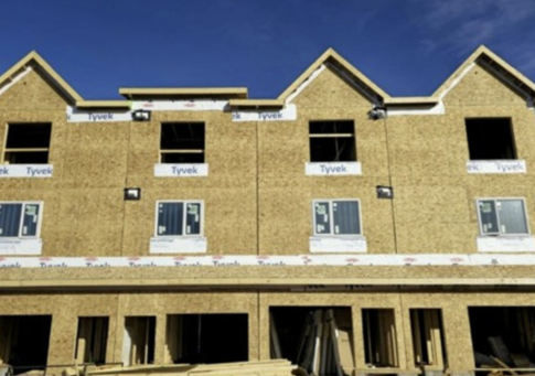 Residential housing under construction